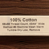 Solid Brown Fabric