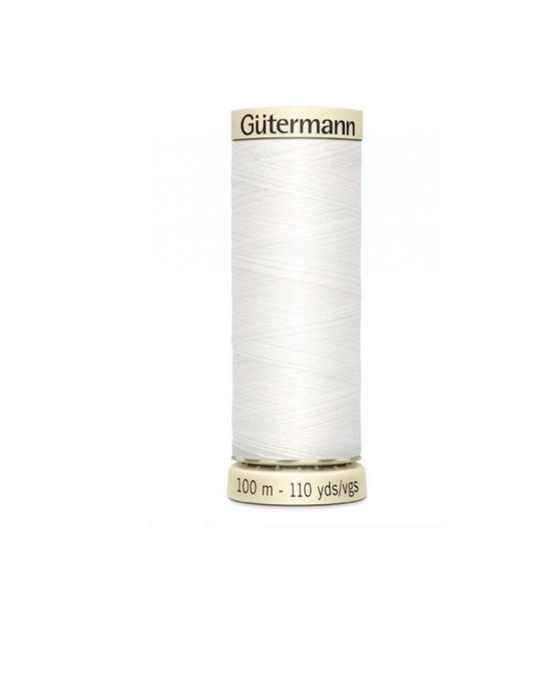 Gutermann Top Stitch Heavy-Duty White Thread, 33 yd